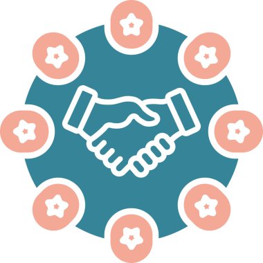 Tokalaşın. Web simgesi basit illüstrasyon