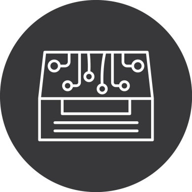 seo modern simgesinin vektör illüstrasyonu