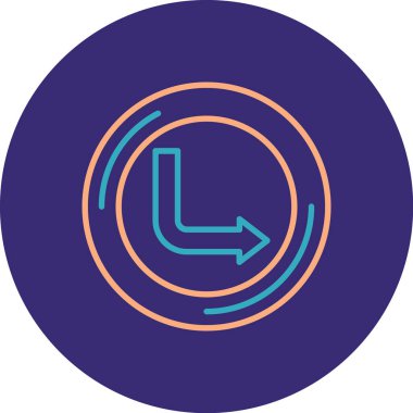 Bir b eksikliği simgesinin vektör çizimi