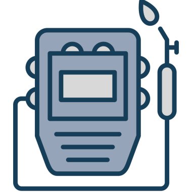 elektronik makine simgesi vektör illüstrasyonu