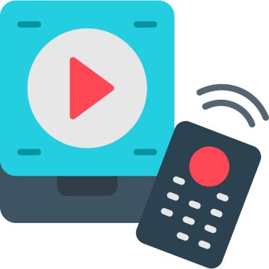 Uzak denetim vektör simgesi