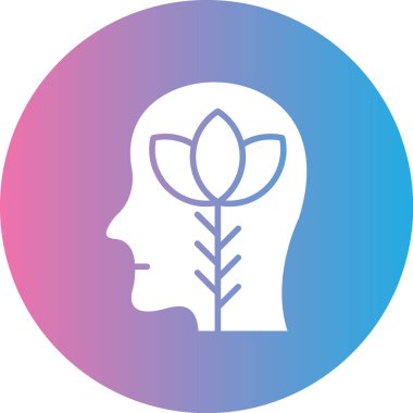 Baş simge vektör çizim