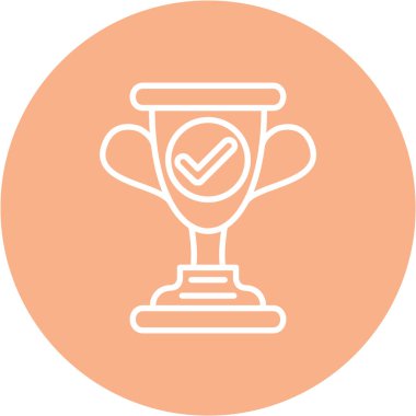 Kupa. Web simgesi basit tasarım