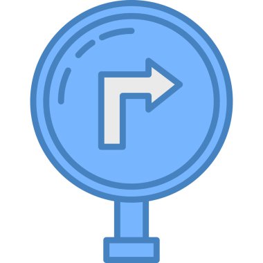 ok yönü simgesi doldurulmuş - taslak biçimi