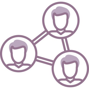 bağlantı ağ ağ simgesi ana hat biçiminde