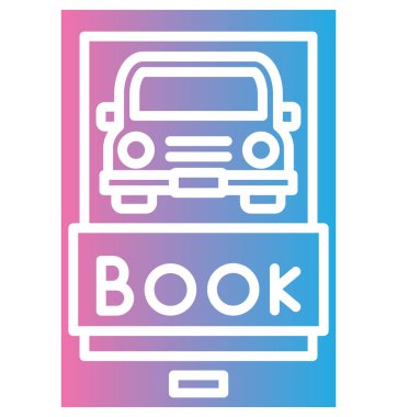 kitap web simgesi vektör illüstrasyonu