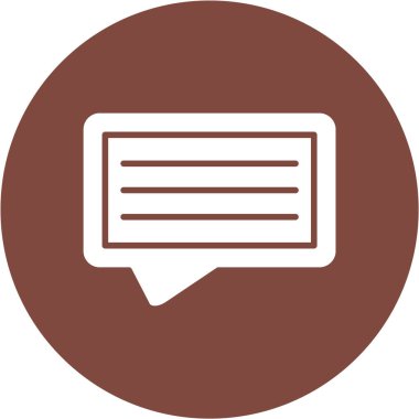 ileti ikonu vektör illüstrasyonu