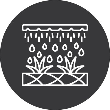 Modern çiftlik simgesinin vektör illüstrasyonu