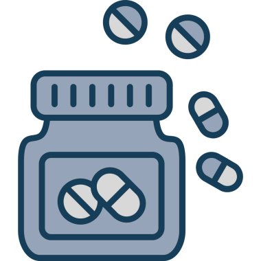 Haplar. Web simgesi basit illüstrasyon