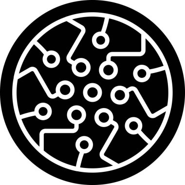 Bir ağ simgesinin vektör illüstrasyonu