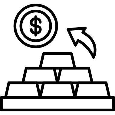 İş büyümesi simgesi, vektör illüstrasyonu
