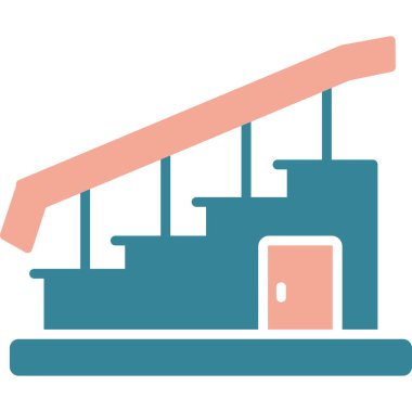 Fabrika simgesi vektör illüstrasyonu