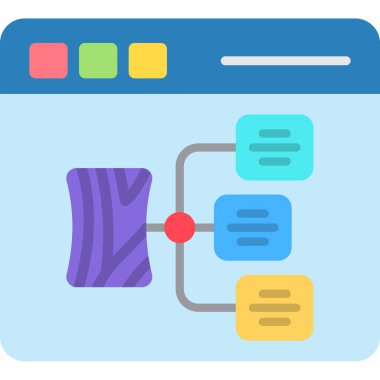 Web tasarım geliştirme simgesi