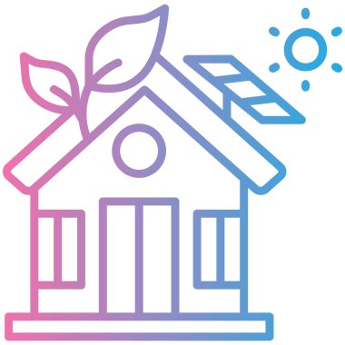 ev simgesi vektör illüstrasyonu