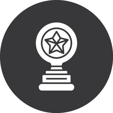 Yıldız vektör illüstrasyon simgesi