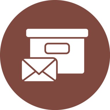 Zarf. Web simgesi basit illüstrasyon