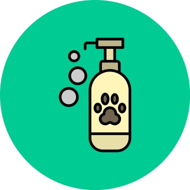 evcil hayvan simgesinin vektör illüstrasyonu