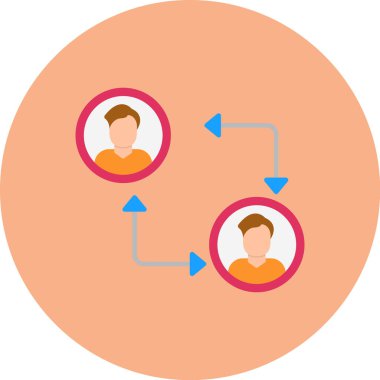 ağ paylaşım simgesi çizimi