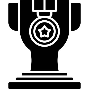 Ödül kupası simgesi taslak biçiminde
