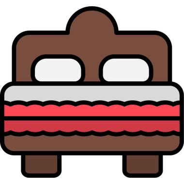 Çikolata şekeri ikonu, vektör illüstrasyonu