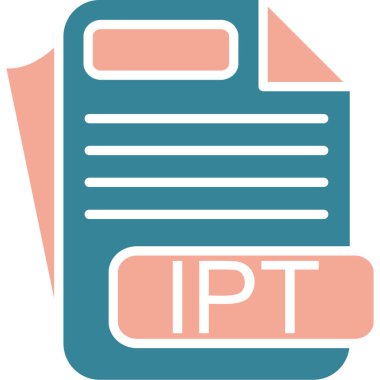 dosya biçimi simgesi, vektör illüstrasyonu