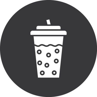 içki ikonu vektör illüstrasyonu