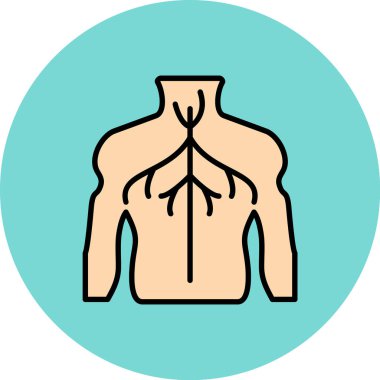 Bir insan vücudunun vektör simgesi