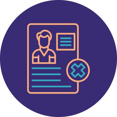 Bir doktor simgesinin vektör çizimi