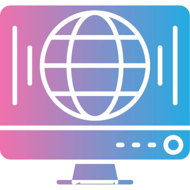 seo modern simgesinin vektör illüstrasyonu