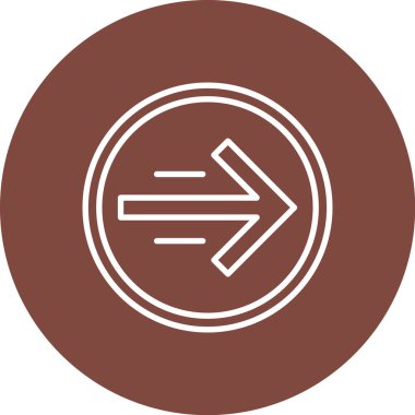 ok modern simgesinin vektör illüstrasyonu