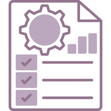 iş ve finans vektör simgesi