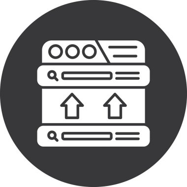 Veri depolama simgesi. Beyaz arkaplanda izole edilmiş web tasarımı için özet veri depolama vektörü simgesi