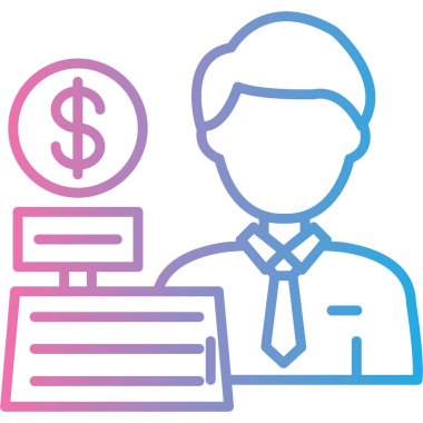 iş simgesi, vektör illüstrasyonu basit tasarım