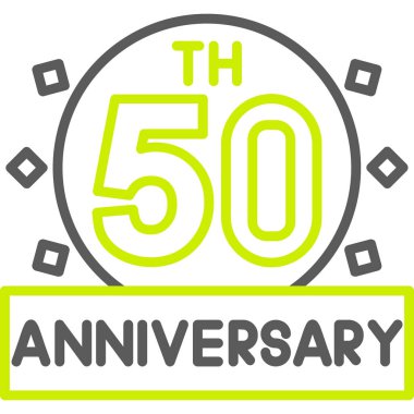 50. yıl dönümü tabelası