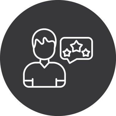 yıldız simgesi vektör illüstrasyonu