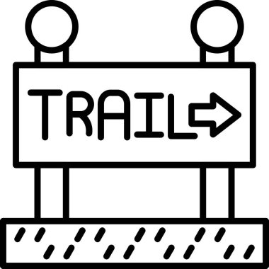 Macera. Web simgesi basit illüstrasyon