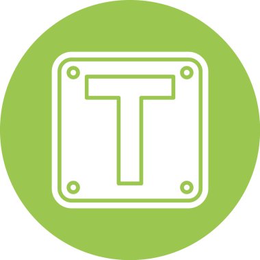 Eşsiz kapı vektör simgesi