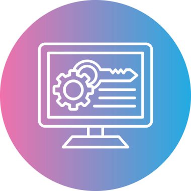 seo modern simgesinin vektör illüstrasyonu