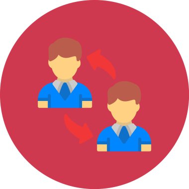 İnsan simgesinin vektör illüstrasyonu