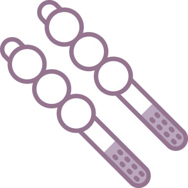 tarak web simgesi basit illüstrasyon