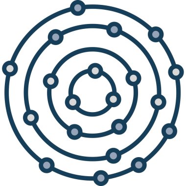 Bir ağ bağlantı simgesinin vektör illüstrasyonu