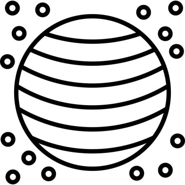 Planet Earth simgesini, anahat stili