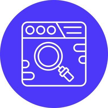 seo modern simgesinin vektör illüstrasyonu