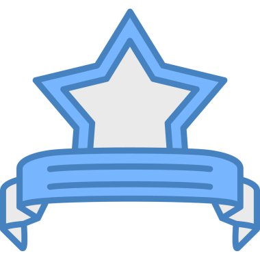 Madalya. Web simgesi basit illüstrasyon