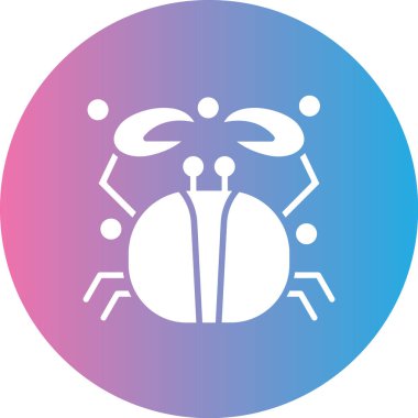 Arı simgesinin vektör illüstrasyonu