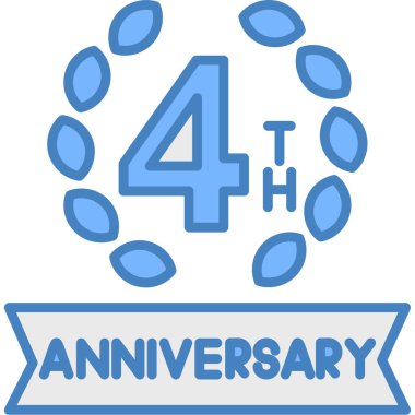 Kurdeleli yıldönümü kartı