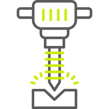 Çizgi film simgesinin vektör çizimi