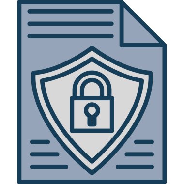 güvenlik sistem simge vektör