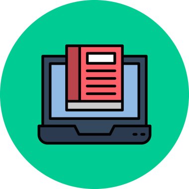 Modern simgenin vektör illüstrasyonu