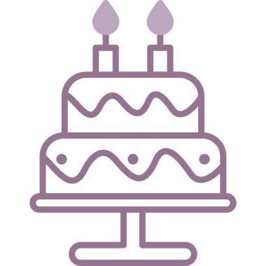 kek ikonu vektör illüstrasyonu